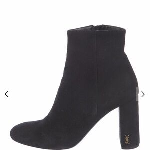 Authentic Yves Saint Laurent Black Ankle Booties